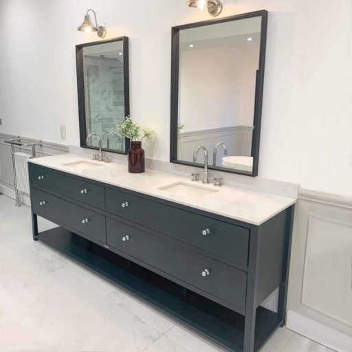 Ava Extra Large Bathroom Vanity Unit, Large Double Vanity
