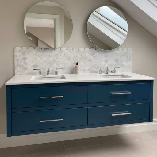 ava large wall hung vanity | undercounter sink(s)