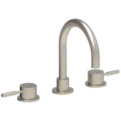 Brushed-Nickel-Coalbrook-Domo-3-Hole-Deck-Mounted-Mixer-With-Swivel-Angled-Spout-DO1016BN