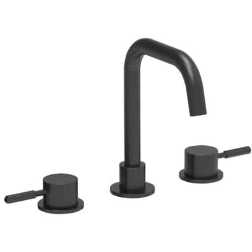 Gunmetal-Coalbrook-Domo-3-Hole-Deck-Mounted-Mixer-With-Swivel-Angled-Spout-DO1015GM