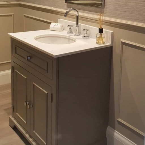 GRACE Oval Undercounter Sink Single Vanity Bathroom Unit | Harvey-George
