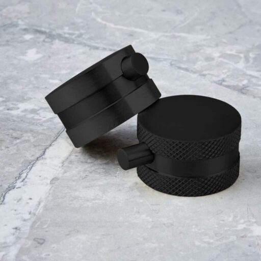 Knaresborough-round-handle-handset-mounting-bracket-matt-black2