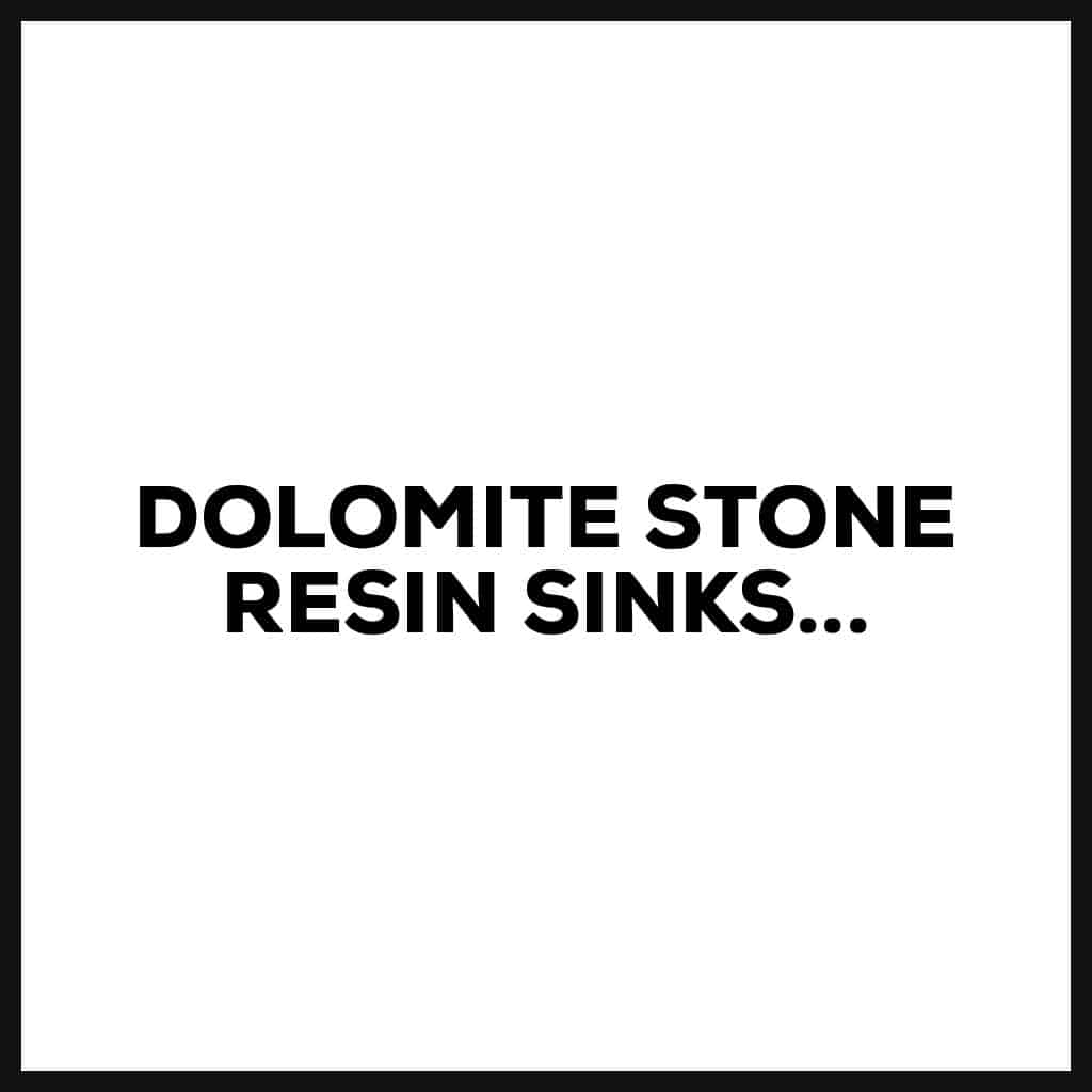 Dolomite Stone Resin Sinks