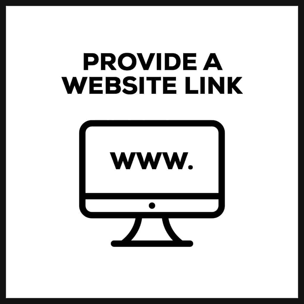 Provide Weblink